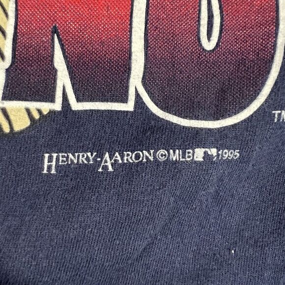 Vintage 1995 Cleveland Indians American League Champions Shirt Size XL True Fan - Picture 3 of 5